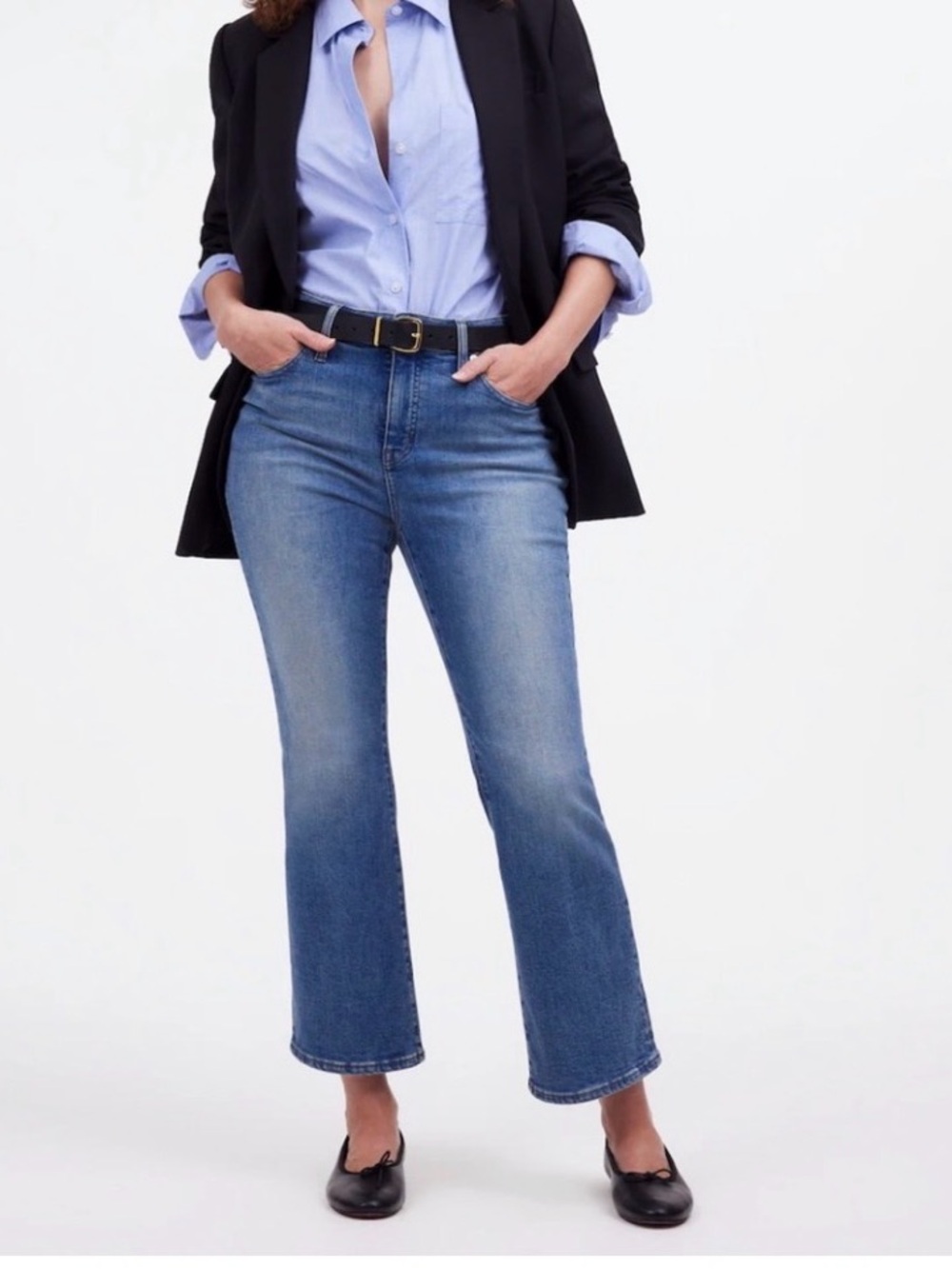 Madewell Curvy Kick Out Jeans